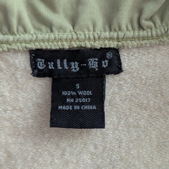 Tally-Ho Cream Wool Ruffle Cardigan with floral embroidery - Picture 5 of 11